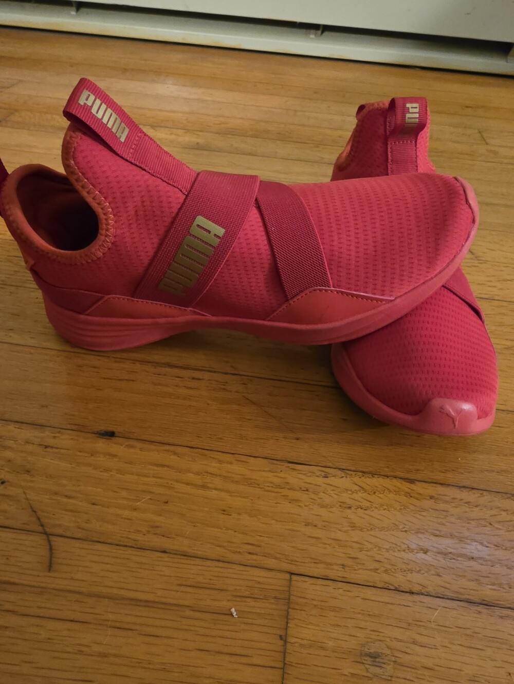 Puma Radiate Mid/Z Strap Red Running Training Sneakers
